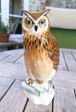 Vintage Hutchenreuther Owl Porcelain Figurine Germany