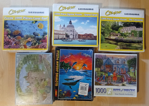 Jigsaw bundle six jigsaws - jigsaw, bundle-six
