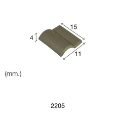 Aedes Ars Black Roof Tile 15 x