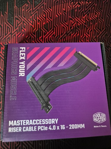 Cooler master riser cable - cooler, pcie
