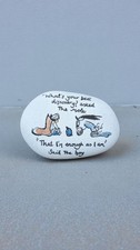 hand painted pebble - The Boy