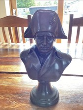 GENUINE BRONZE BUST OF NAPOLEON SIGNED A.CANOVA, STAMPED GARANTI PARIS, A0507