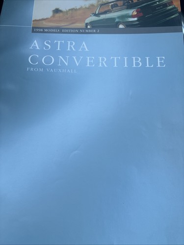 The vauxhall astra convertible - astra,