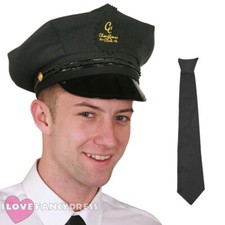 MENS CHAUFFEUR CAP AND TIE