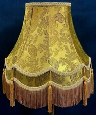 Gold Paisley Lampshades To
