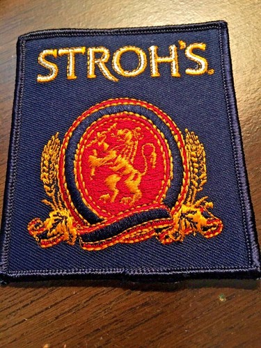 Stroh beer embossed logo - stroh's,
