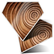 2 x Diamond Stickers 7.5 cm -