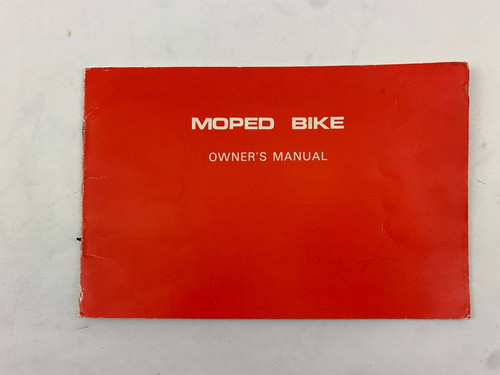 Tym moped bike owner manual - bike, owner's