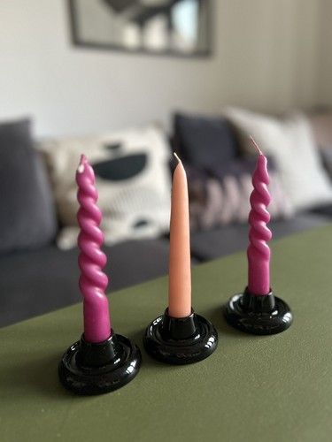 Black porcelain single - black,