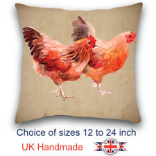 Chicken Cushion, Chicken Pillow, Animal Art Cushion,