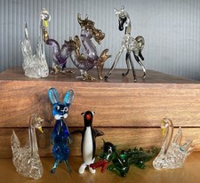 VTG Handblown Glass Dragons