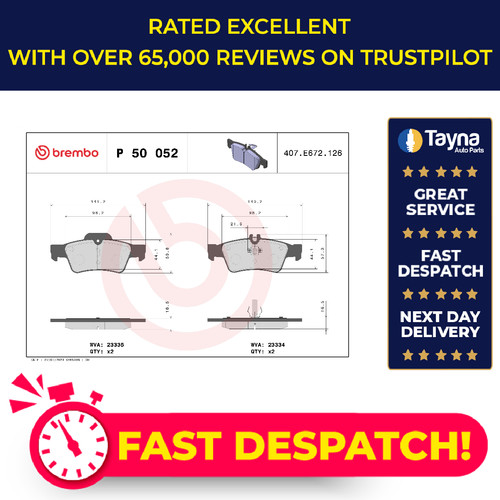 Brake pads set fits - set,