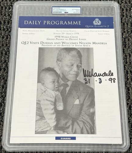 Nelson mandela signed - nelson,