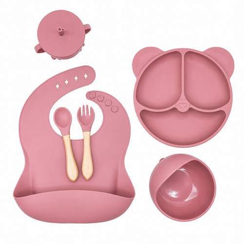 Silicone baby feeding set - silicone,