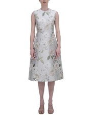 Reem Acra Jacquard Sheath Dress Women's