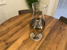 NEXT LARGE GLASS & MIRROR FOOTED VASE. USED ON DISPLAY ONLY.