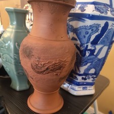 Chinese terracotta vase with