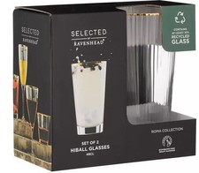 Ravenhead Roma 480ml Set Of 2 Hiball Glasses