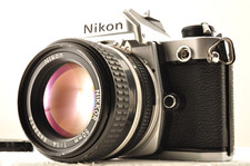 Nikon silver 35mm slr film - silver,