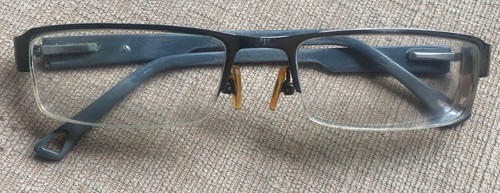 Authentic prada gray half - half, rim