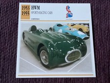 HWM,Sports Racing Cars,  1953/55, Competition Class Car,  G.B.,Collectors Card