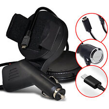 Windscreen Holder Mount Swivel Mini Phone In Car Kit Cradle+Charger✔Type C Model