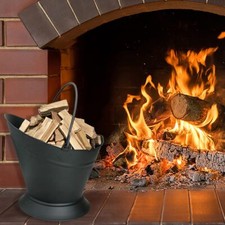 Black Waterloo Fire Coal Log