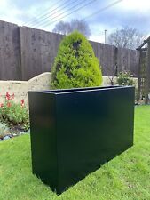1 x Black Tall Aluminium Garden Planter