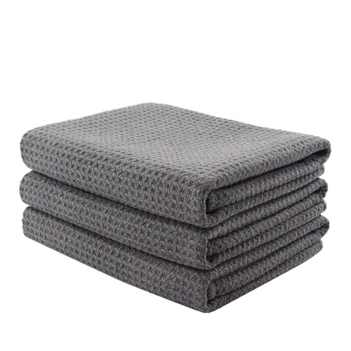 Large gray x24 waffle - gray,