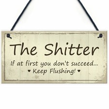 Funny Rude Toilet Loo Sign