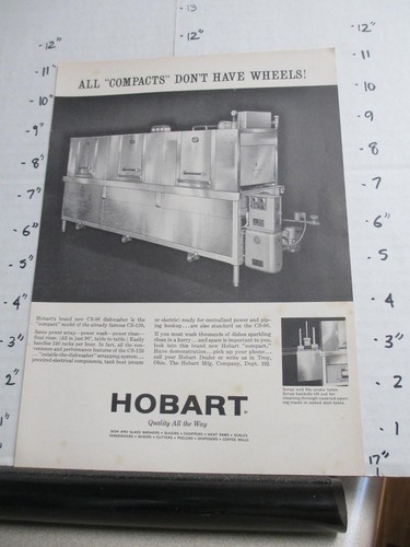 Magazine 1960s hobart - ad,