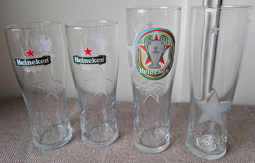 Heineken pint glasses job - pint,