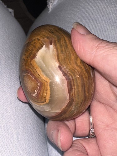 Large polished banded - polished,