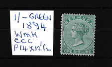 Bermuda 1893 1/- Green SG11