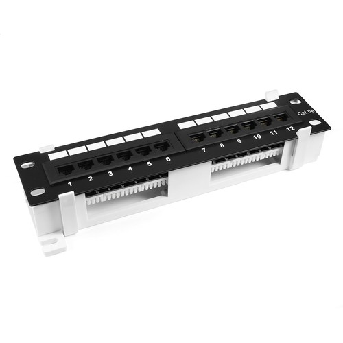 Port cat utp rack mount - 12-port, cat.5e