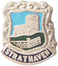 Strathaven Town Small Pin Badge Scotland
