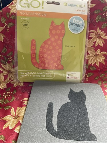 Accuquilt calico cat die - go,