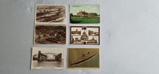 6 Postcards. House of Titanic victim. Signature of Captain of Queen Elizabeth