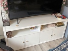 Ikea TV bench KALLAXTV bench, white, 147x60 cm