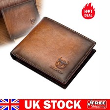 Mens Leather Wallet RFID SAFE