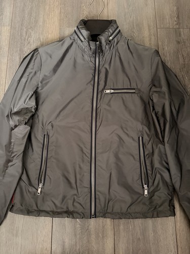 Prada men grey nylon full - men’s,