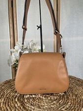 Oroton genuine leather tan shoulder cross body bag/ SEE DESCRIPTION