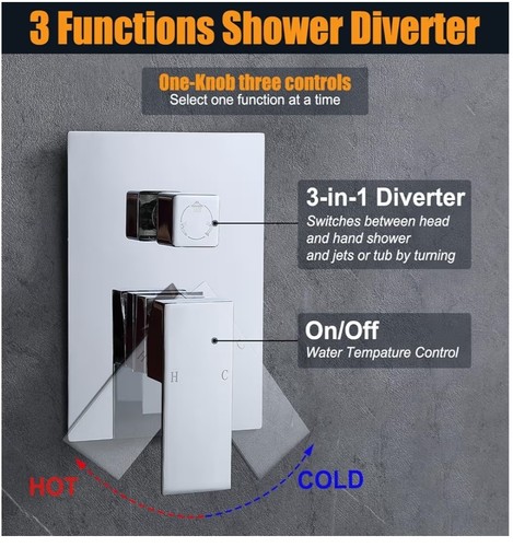Way shower mixer valve - shower,