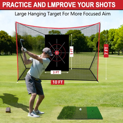 Golf net 10x7ft - net, 1
