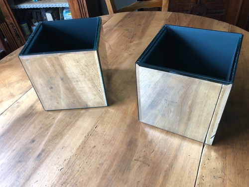 X12 mirrored glass - mirrored, vases