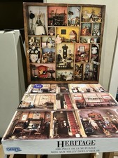 2 x Doll House Puzzles 1000 Pieces Gibsons V&A Museum 500 Pieces Springbok