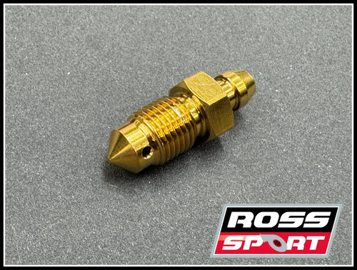 Titanium bleed screw m10x1 - titanium,