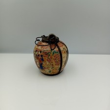 RARE ANTIQUE  HAND PAINTED CHINESE OPIUM WATERPIPE