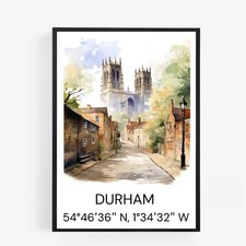 durham cathedral Map Print