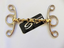 ELEVATOR GERMAN SILVER WATERFORD MOUTHPIECE SNAFFLE JUMPING HORSE SHOW BIT